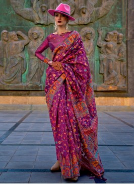 Classy Organza Weaving Contemporary Style Saree