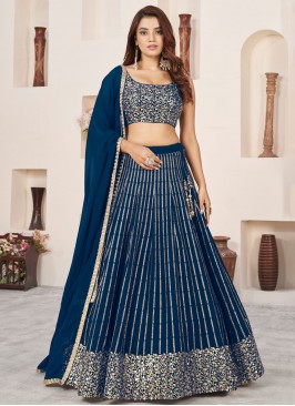 Dainty Sequins Georgette Trendy Lehenga Choli