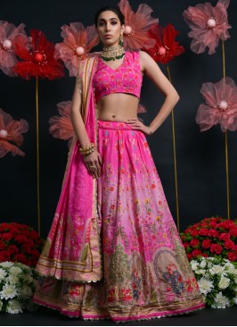 Delectable Viscose Reception Long Choli Lehenga