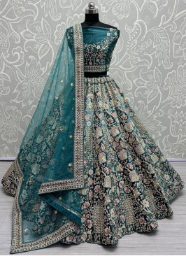 Delightsome Firozi Designer Lehenga Choli