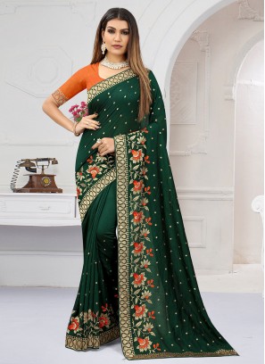 Gorgeous Party Wear Women Silk Designer Saree Best Selling Party Wear at Rs  2789, Fancy Sarees in Surat