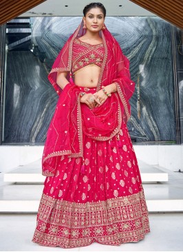 Desirable Jacquard Work Reception Readymade Lehenga Choli