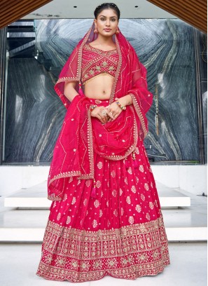 Desirable Jacquard Work Reception Readymade Lehenga Choli