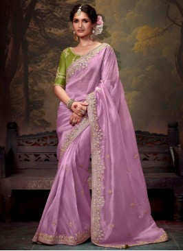 Dignified Embroidered Festival Contemporary Saree