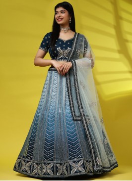 Dilettante Net Embroidered Readymade Lehenga Choli