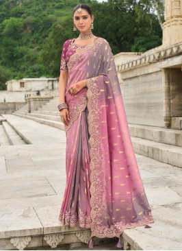 Distinctively Silk Wedding Designer Saree