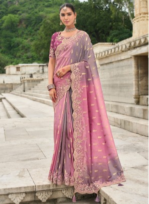 Distinctively Silk Wedding Designer Saree