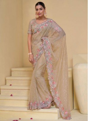 Distinguishable Banarasi Silk Festival Traditional Saree