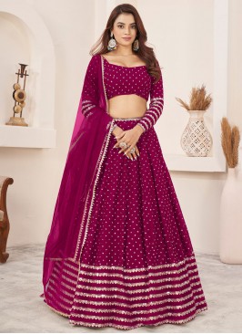 Divine Georgette Mehndi Lehenga Choli