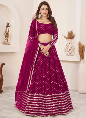 Divine Georgette Mehndi Lehenga Choli