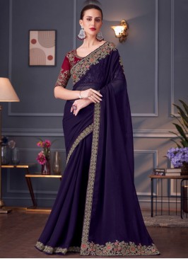 Engrossing Georgette Reception Classic Saree