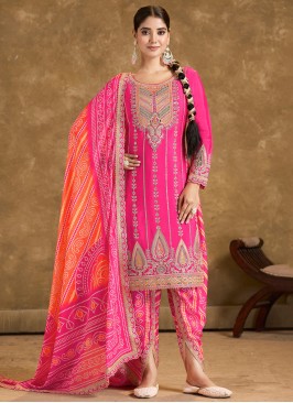 Engrossing Rani Zari Readymade Salwar Kameez