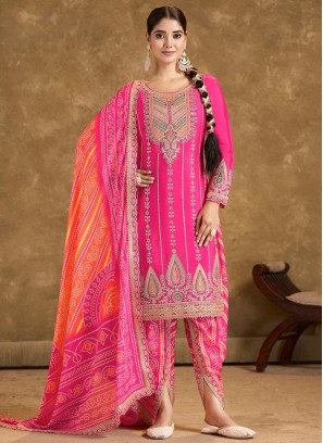 Engrossing Rani Zari Readymade Salwar Kameez