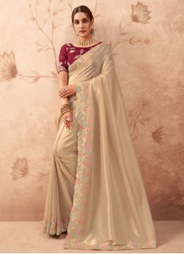 Enthralling Border Fancy Fabric Trendy Saree