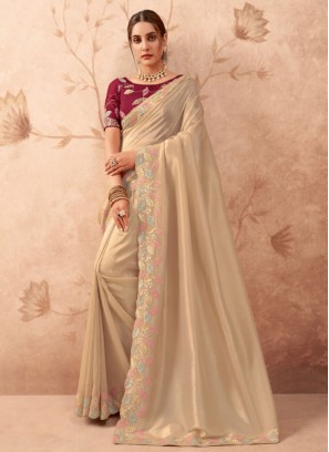 Enthralling Border Fancy Fabric Trendy Saree