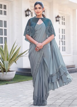 Ethnic Border Ceremonial Traditional Saree