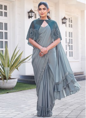 Ethnic Border Ceremonial Traditional Saree