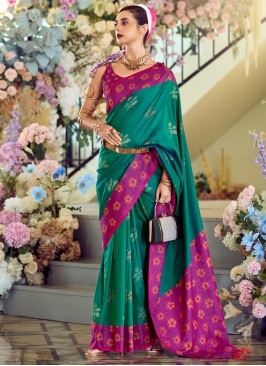 Ethnic Green Festival Classic Saree