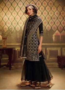 Exciting Designer Palazzo Suit For Sangeet