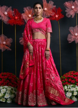 Exciting Viscose Rani Cutdana Trendy Lehenga Choli