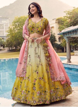 Exotic Stone Work Reception Designer Lehenga Choli