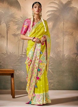 Exuberant Zari Contemporary Saree