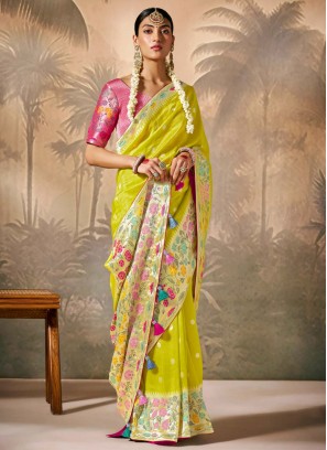 Exuberant Zari Contemporary Saree