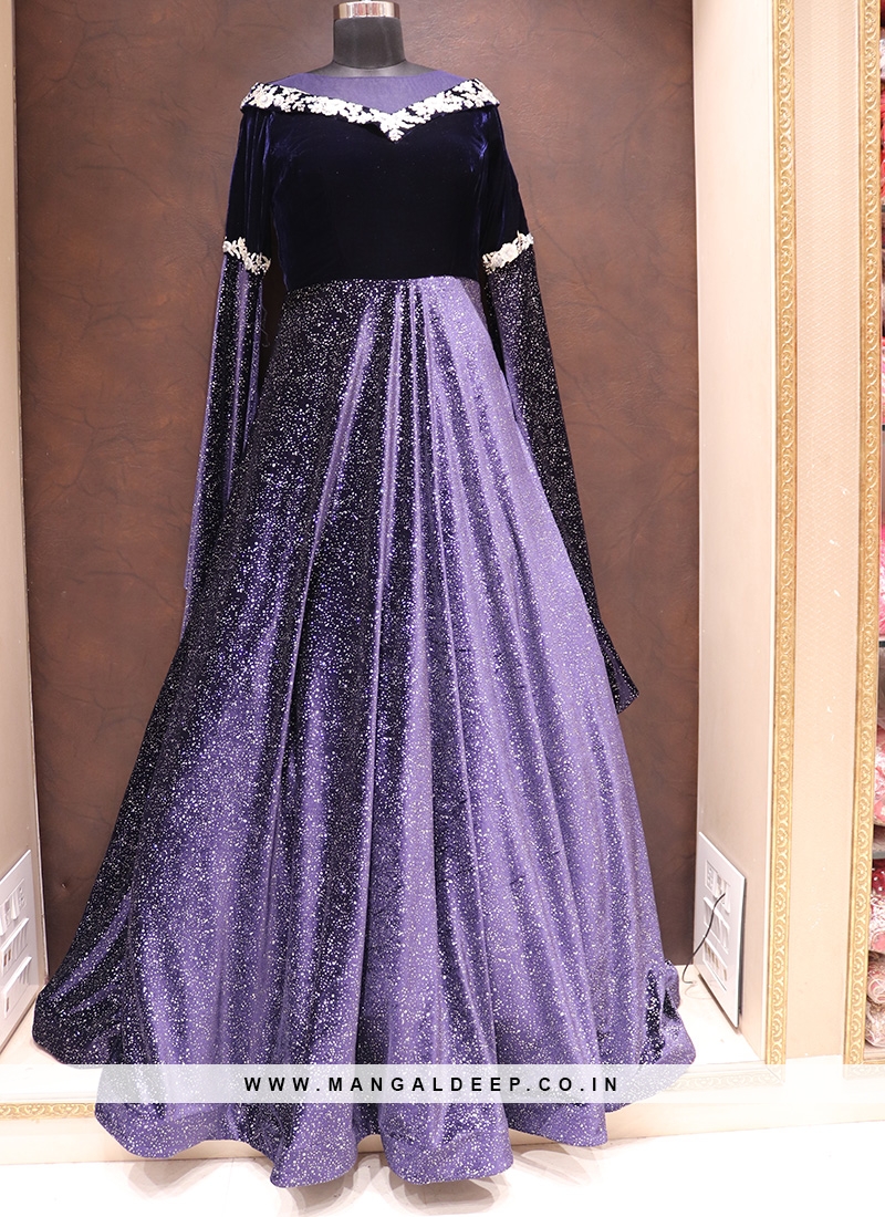 fancy velvet gown