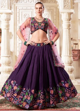 Fabulous Embroidered Engagement Trendy Lehenga Choli