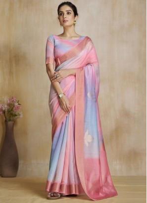 Fascinating Digital Print Festival Trendy Saree