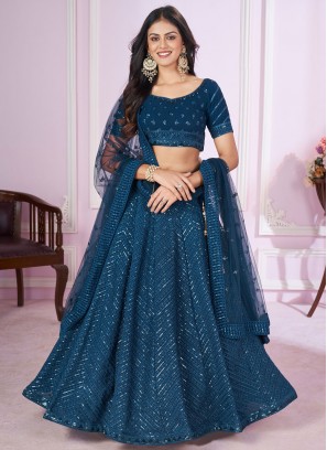 Fashionable Thread Georgette Lehenga Choli