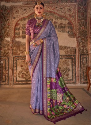 Festal Viscose Print Classic Saree