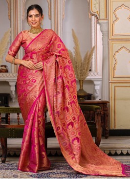 Festal Weaving Party Traditional Saree