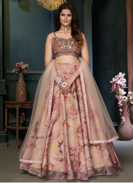 Fine Digital Print Readymade Lehenga Choli