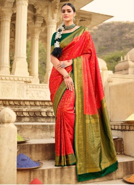 Fine Silk Wedding Contemporary Style Saree