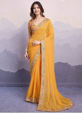 Genius Border Festival Classic Saree