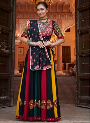 Glamorous Embroidered Multi Colour Readymade Lehenga Choli