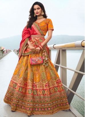 Glamorous Silk Sequins Lehenga Choli