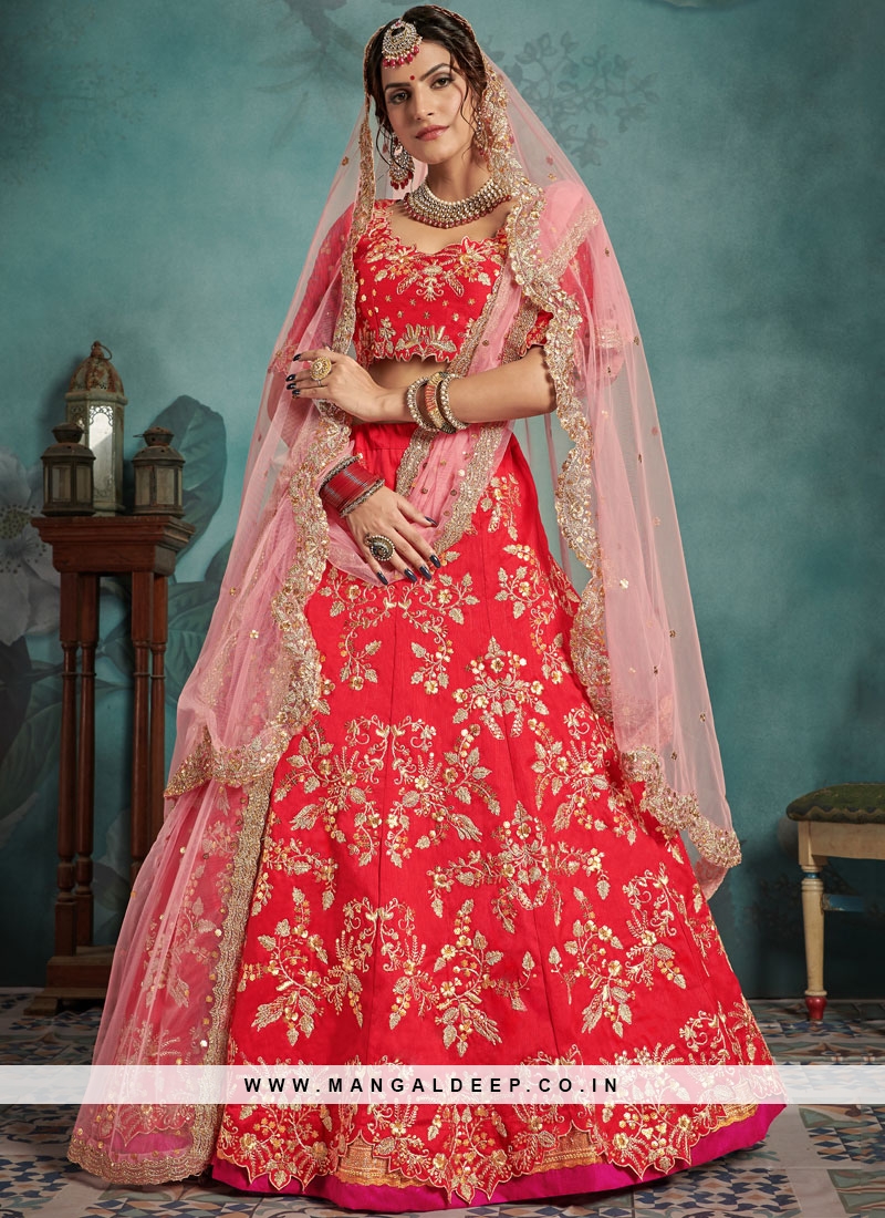 Buy Latest Pink Color Lehenga Choli Online at Best Price | Ethnic Plus
