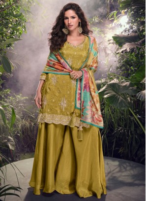 Glossy Readymade Salwar Kameez For Sangeet