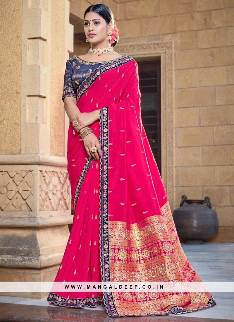 Grey Designer Traditional Saree with Fancy Silk Fabric and Hand Work,