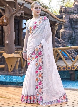 Grandiose Jimmy Chu Resham Designer Saree