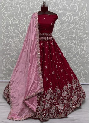 Grandiose Thread Silk Designer Lehenga Choli