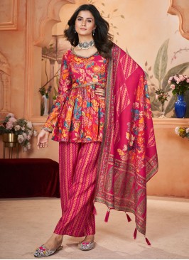 Gratifying Rani Silk Readymade Salwar Kameez