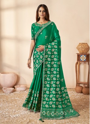 Green Silk Trendy Saree