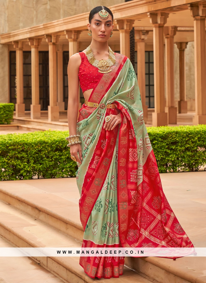 Weight Less Saree in Multi Colour