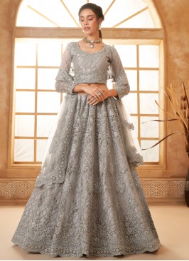 Haute Grey Trendy Lehenga Choli