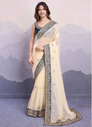 Haute Organza Contemporary Saree