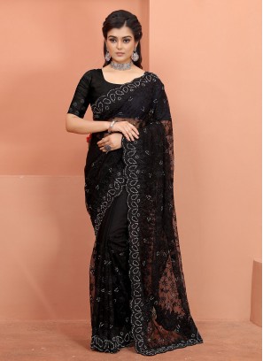 Heavenly Embroidered Ceremonial Contemporary Saree