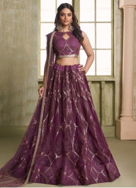 Hypnotic Designer A Line Lehenga Choli For Engagement